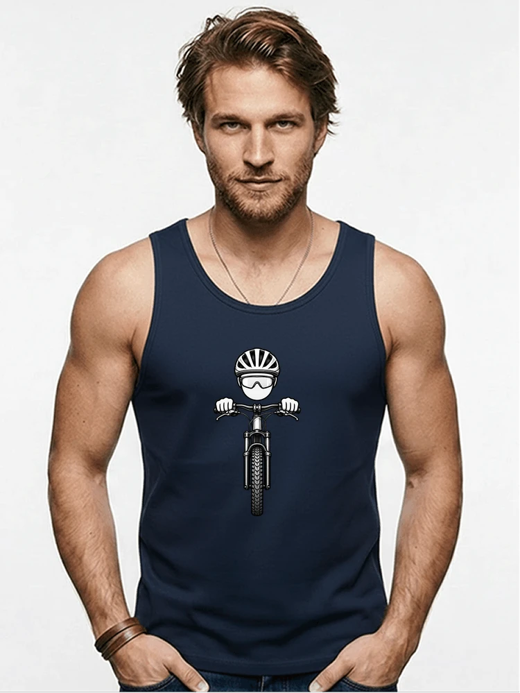 mtb comic t shirt herren damen lustiges geschenk fr radfahrer tanktop navy