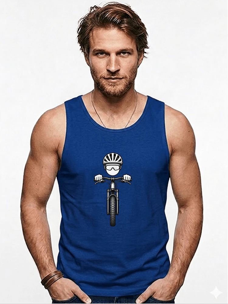 mtb comic t shirt herren damen lustiges geschenk fr radfahrer tanktop royal blue