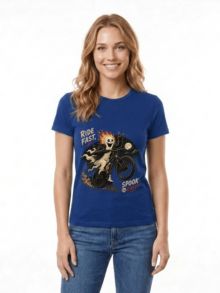 mtb gravel bike t shirt lustiges cooles halloween t shirt damen t shirt royal blue