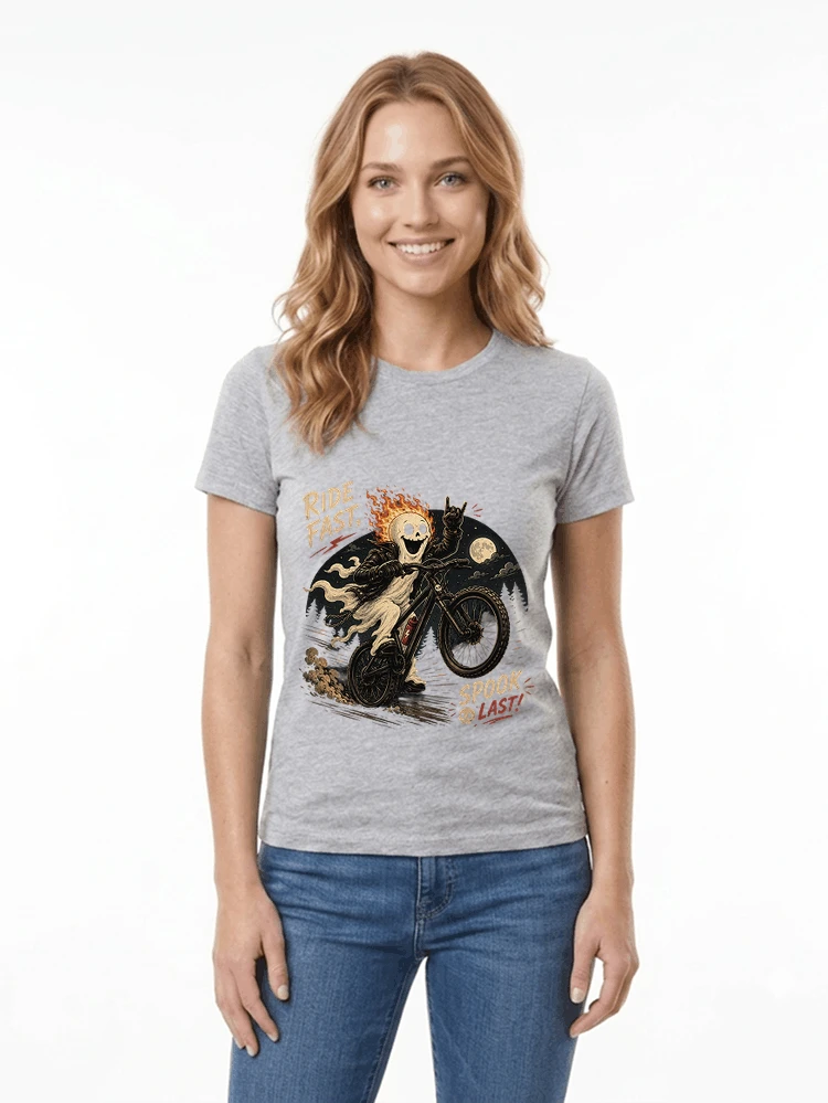 mtb gravel bike t shirt lustiges cooles halloween t shirt damen t shirt sport grey