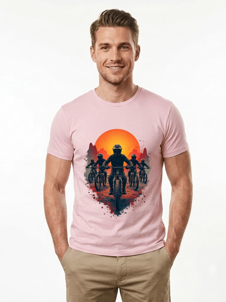mtb team t shirt mountainbike gruppe geschenk fr biker t shirt light pink