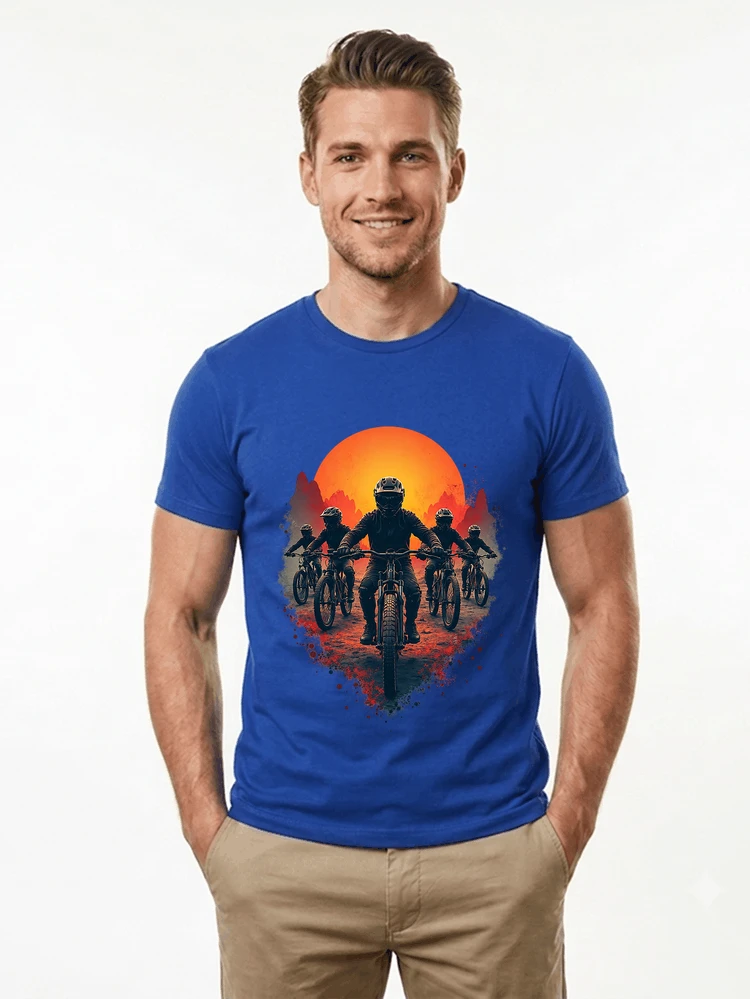 mtb team t shirt mountainbike gruppe geschenk fr biker t shirt royal blue
