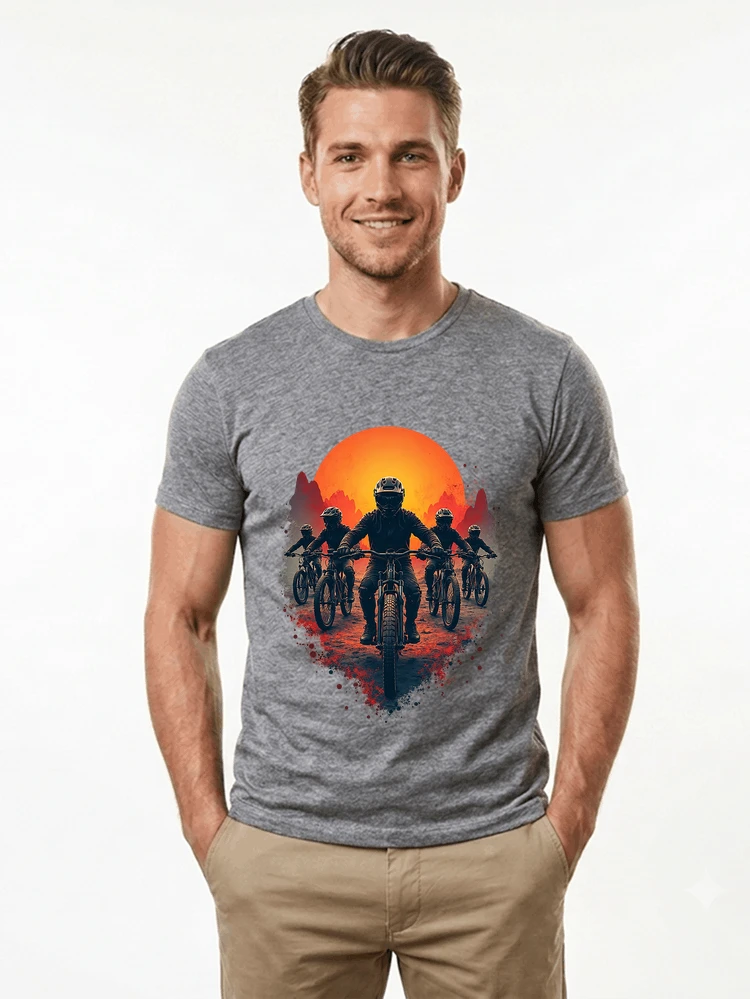 mtb team t shirt mountainbike gruppe geschenk fr biker t shirt sport grey