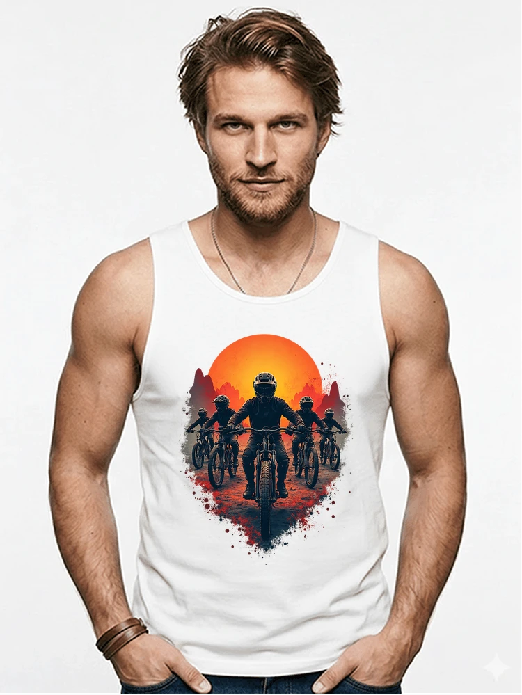 mtb team t shirt mountainbike gruppe geschenk fr biker tanktop white