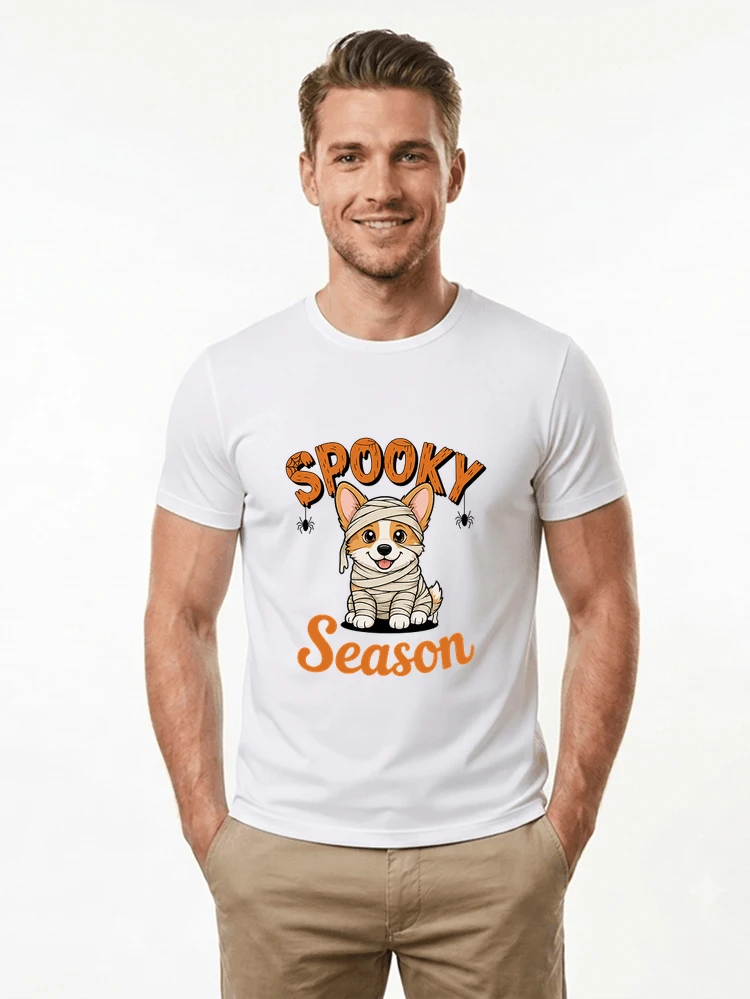 Spooky Season Corgi T-Shirt Outfit für Hundeliebhaber